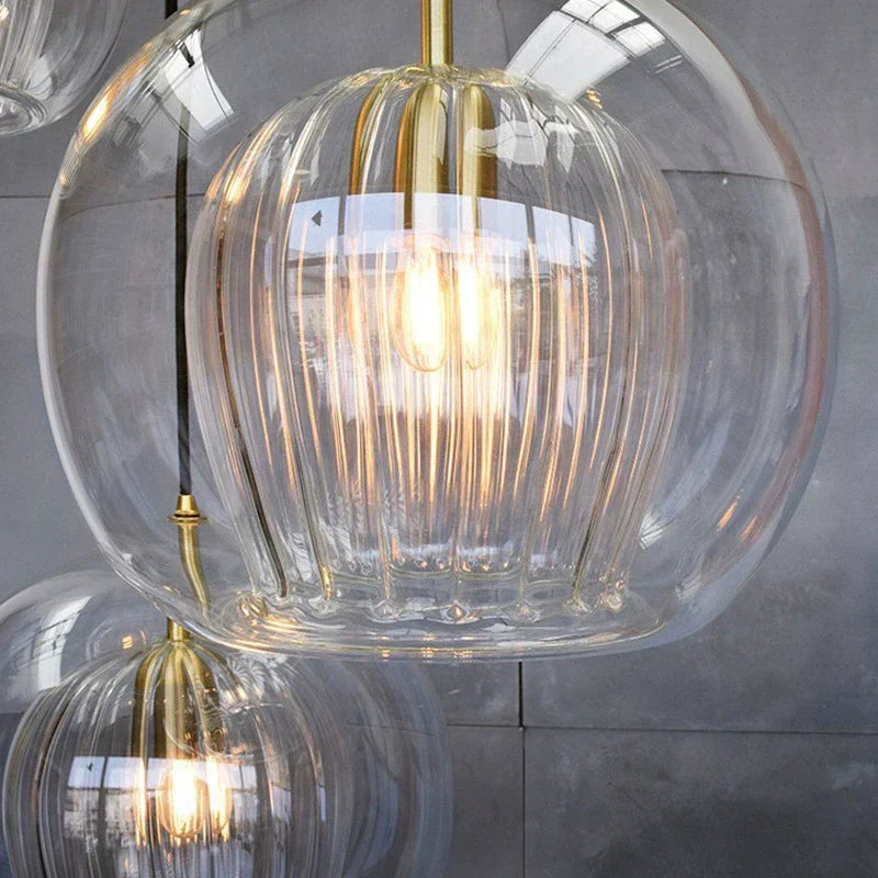 Scandinavian Glass Globe Pendant Light For Modern Living Spaces | Ventumra
