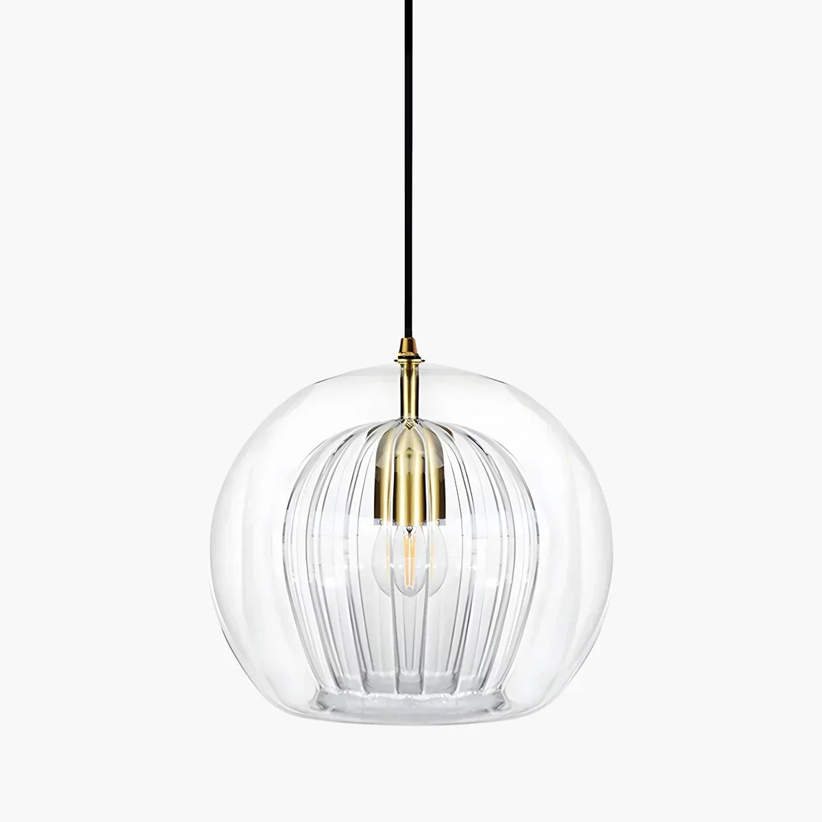 Scandinavian Glass Globe Pendant Light For Modern Living Spaces | Ventumra