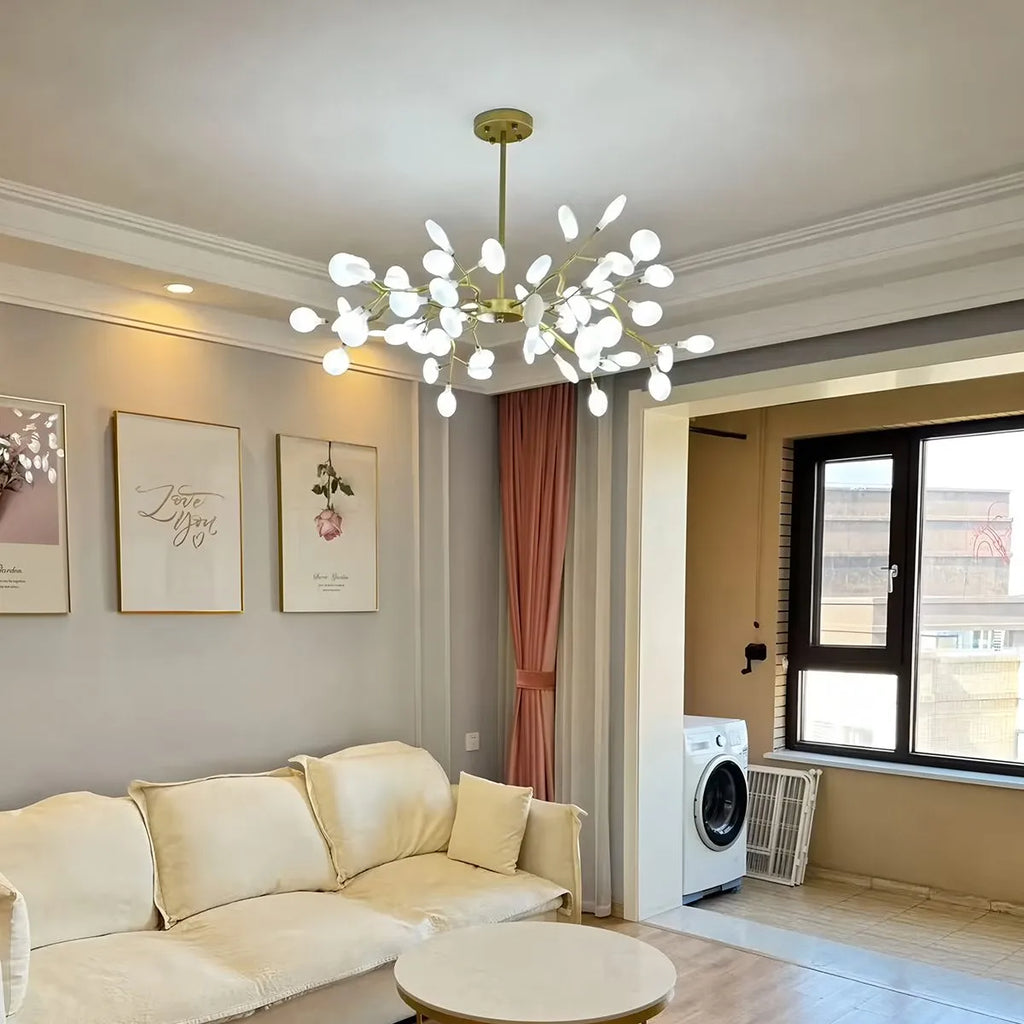 ثريا فايرفلاي سبوتنيك بتقنية LED وتصميم نجمي لإضاءة محيطية دافئة | Ventumra