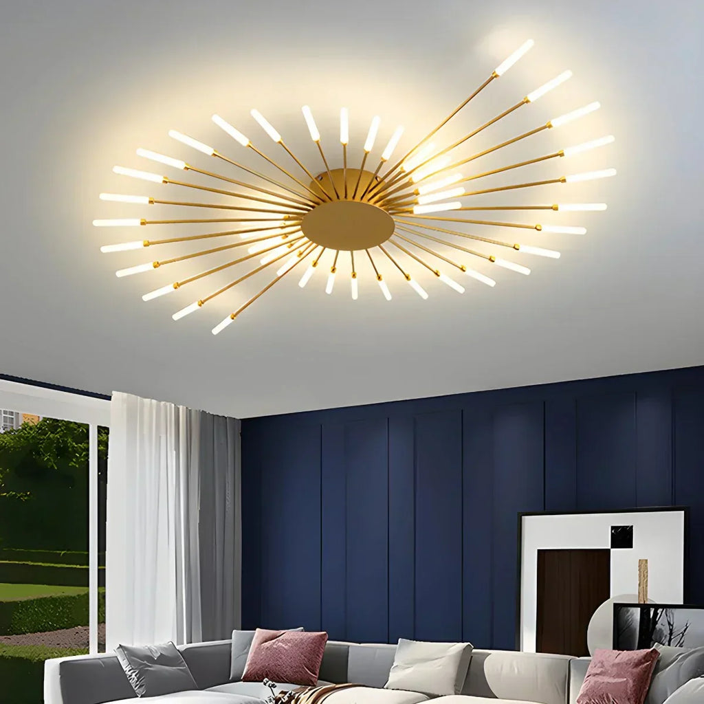 Taklampe med fyrverkeristjerne for moderne hjem | Ventumra
