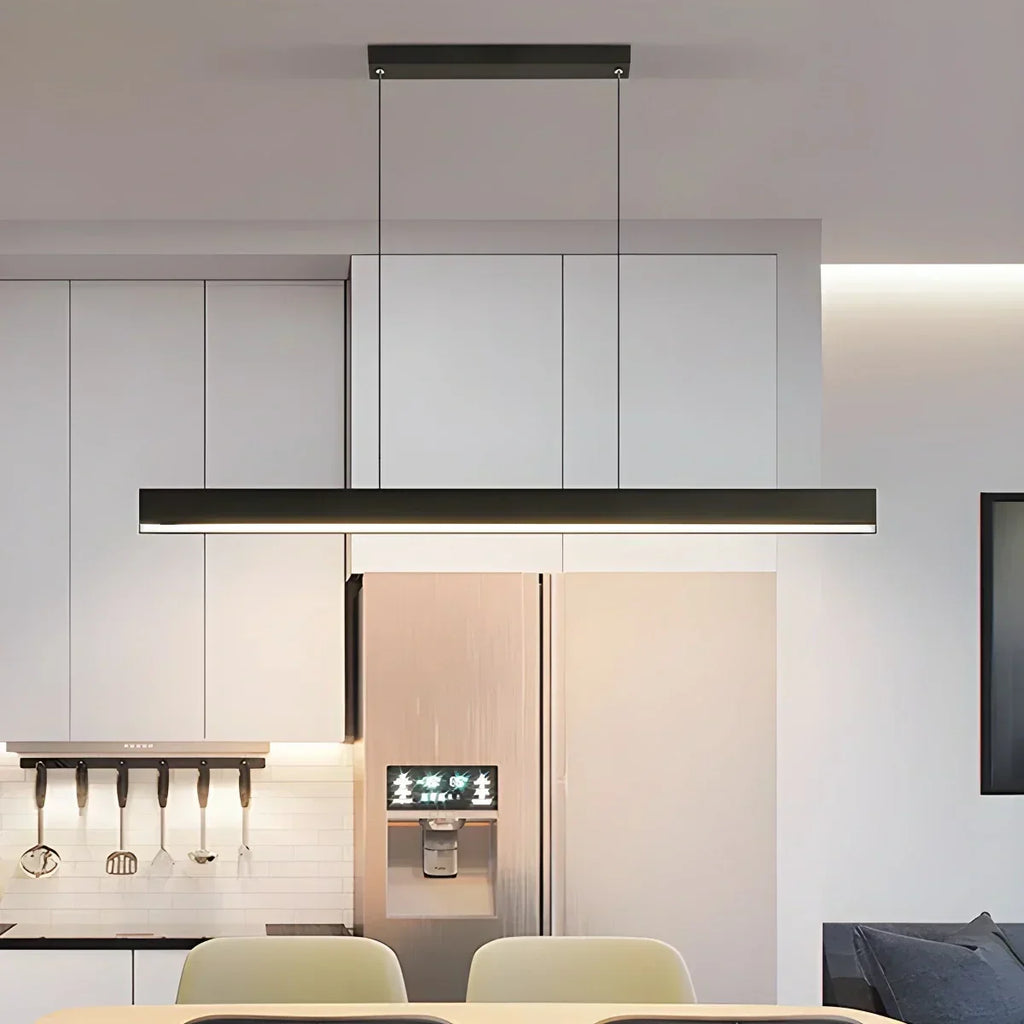 Moderne slanke hanglamp voor keukeneiland, eigentijdse armatuur | Ventumra