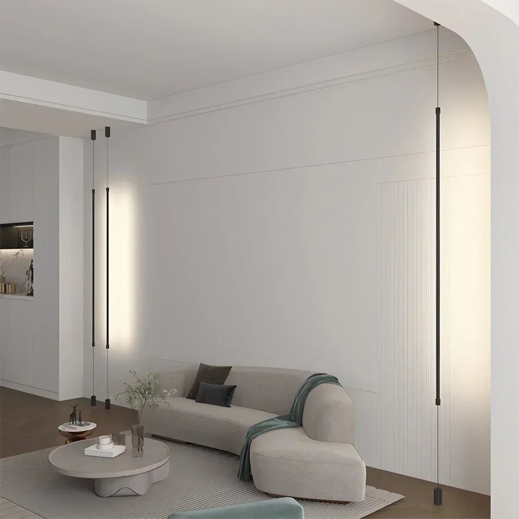 Hohe lineare LED-Leuchte für moderne Innenräume und offene Bereiche | Ventumra