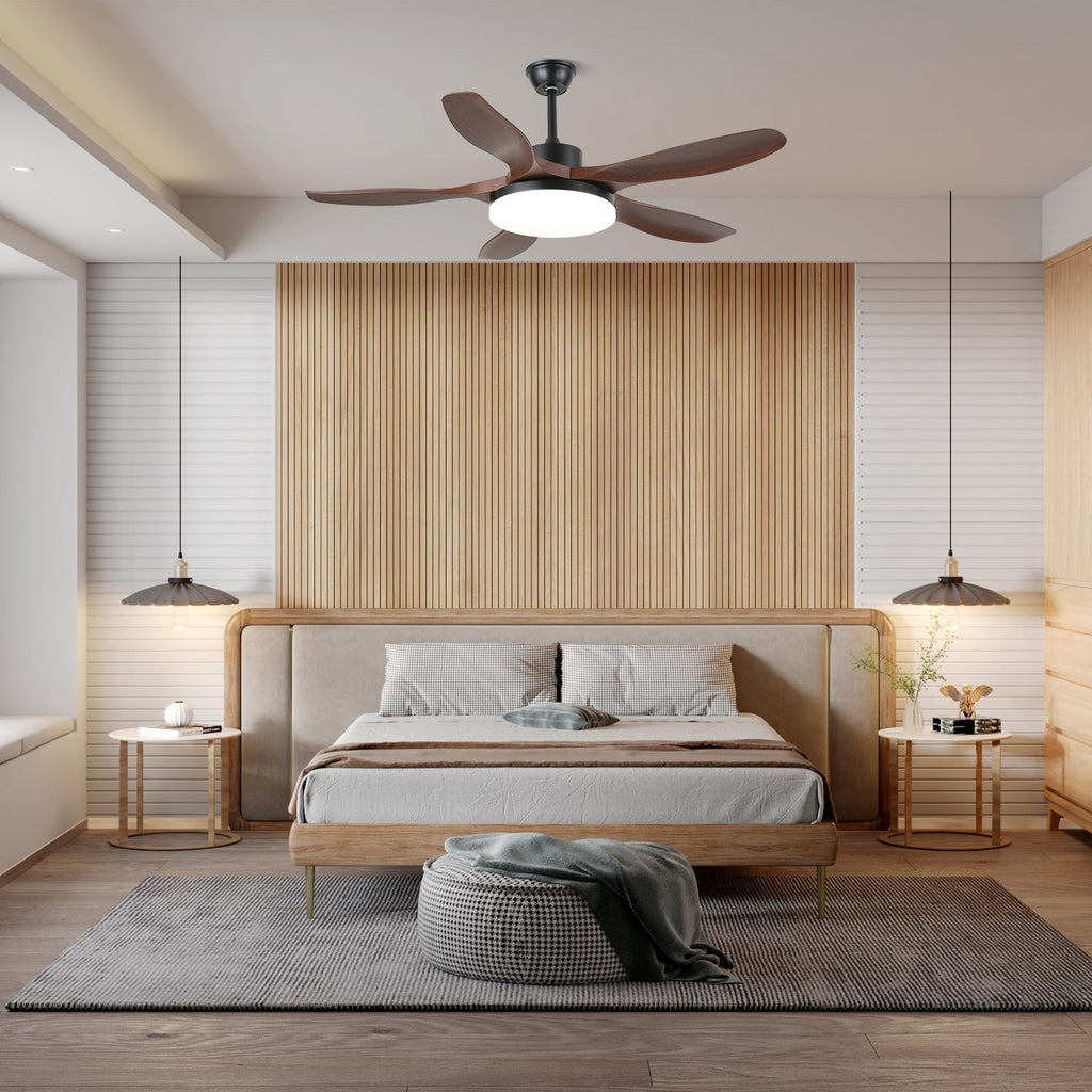 Asymmetric Blade Ceiling Fan Light | Ventumra