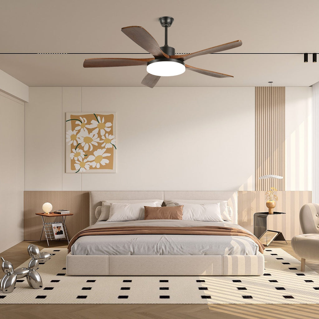 Asymmetric Blade Ceiling Fan Light | Ventumra