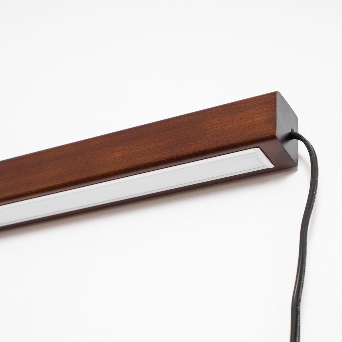 Minimalistische lineare LED-Holz-Wandleuchte zum Einstecken | Ventumra