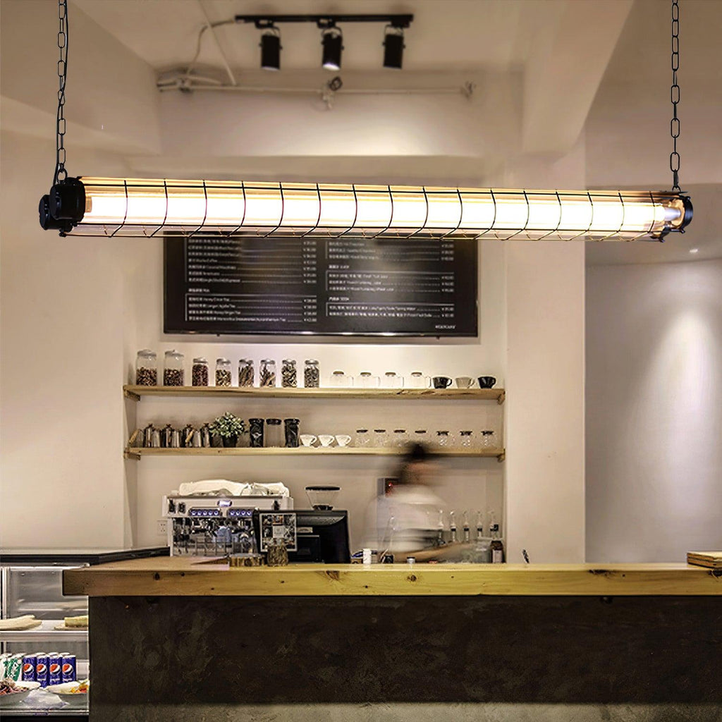 Arsorisra industriële lineaire hanglamp | ventumra