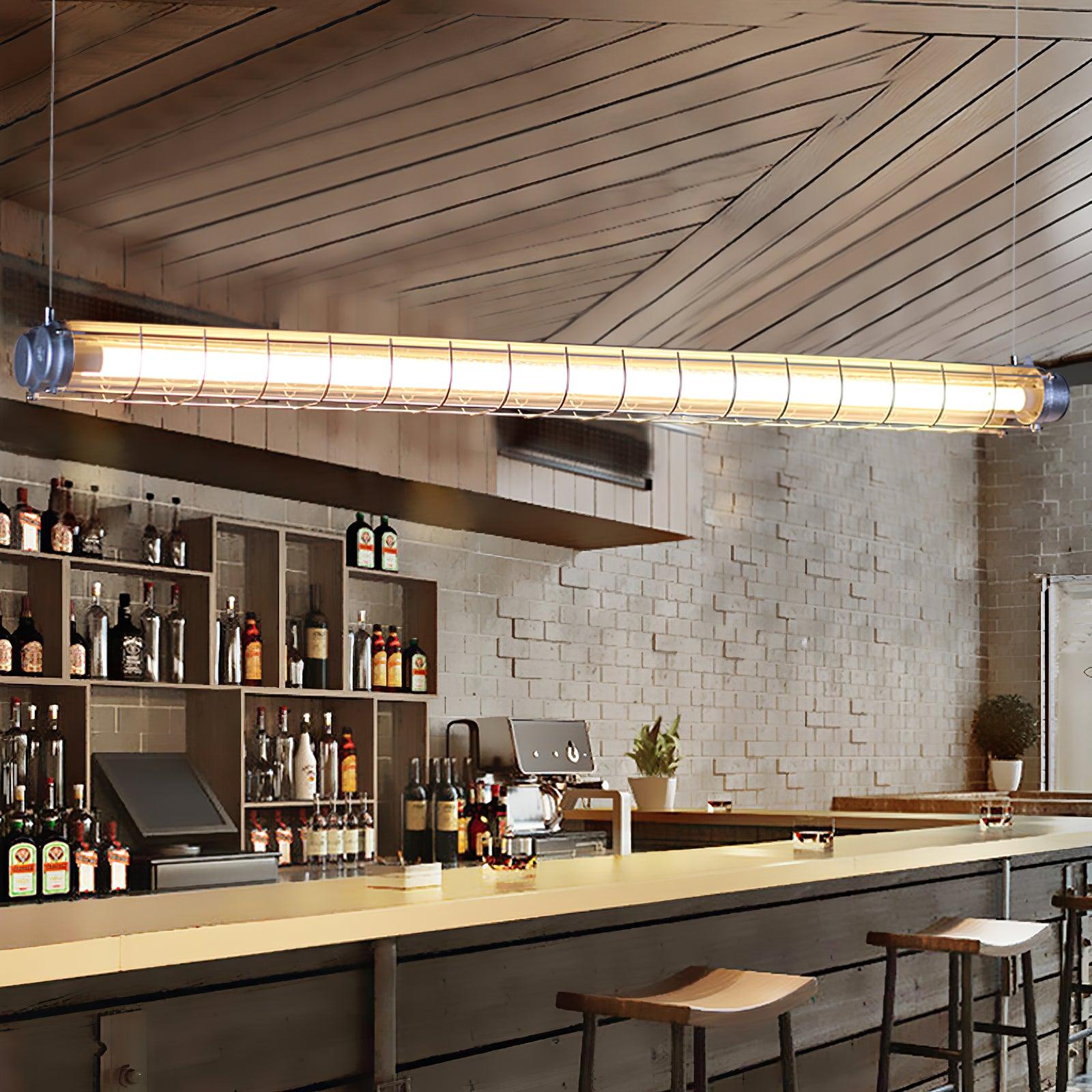 Arsorisra industriële lineaire hanglamp | ventumra