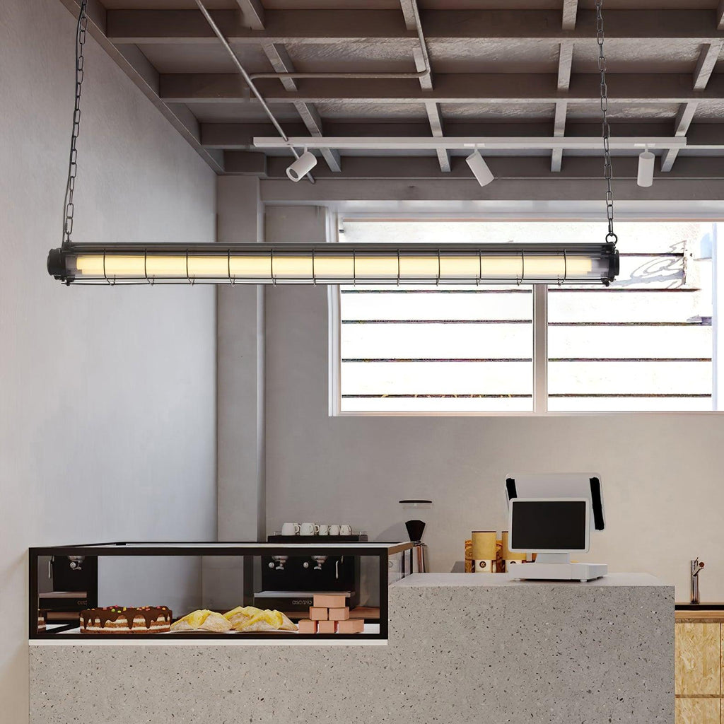 Arsorisra industriële lineaire hanglamp | ventumra