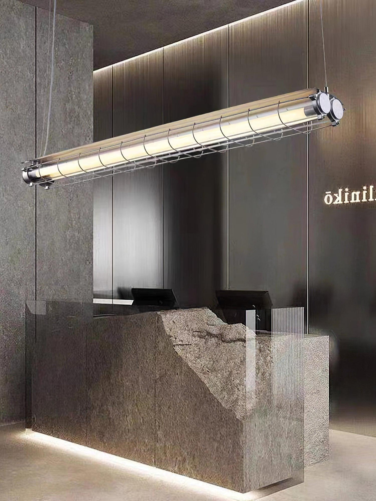 Arsorisra industriële lineaire hanglamp | ventumra