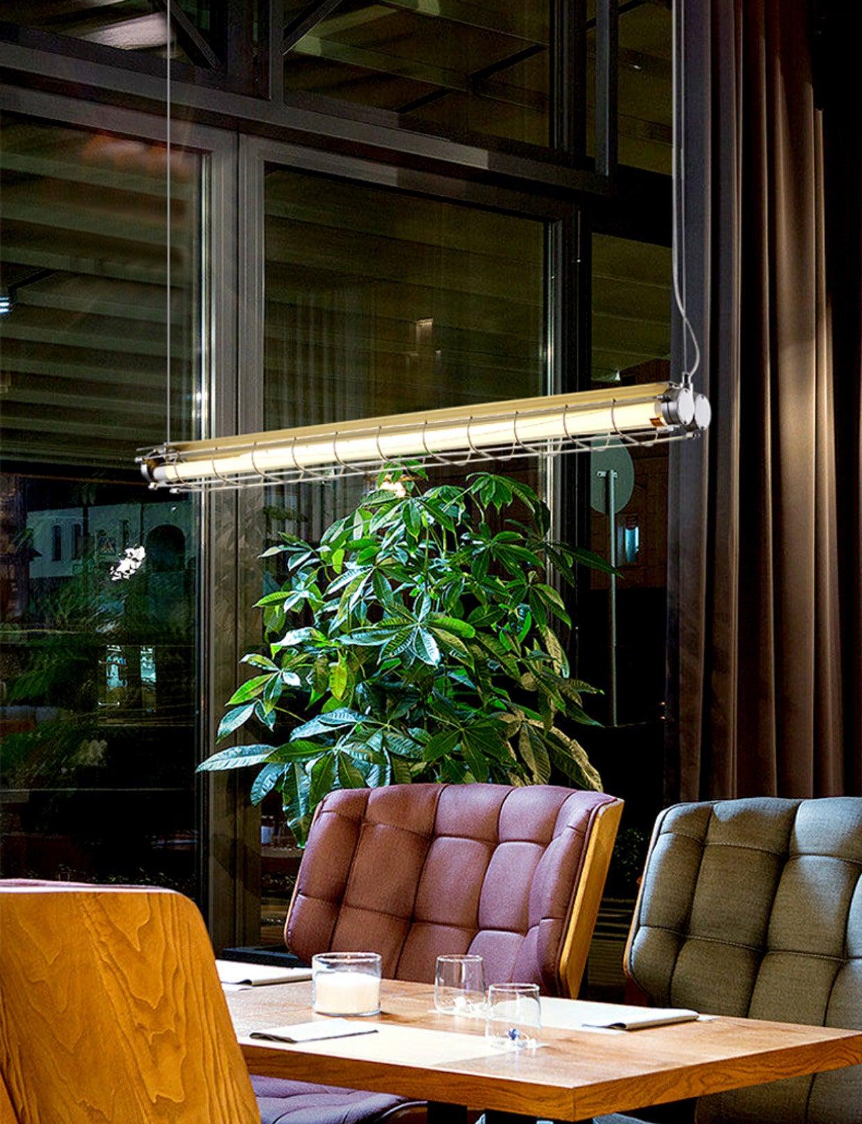 Arsorisra industriële lineaire hanglamp | ventumra