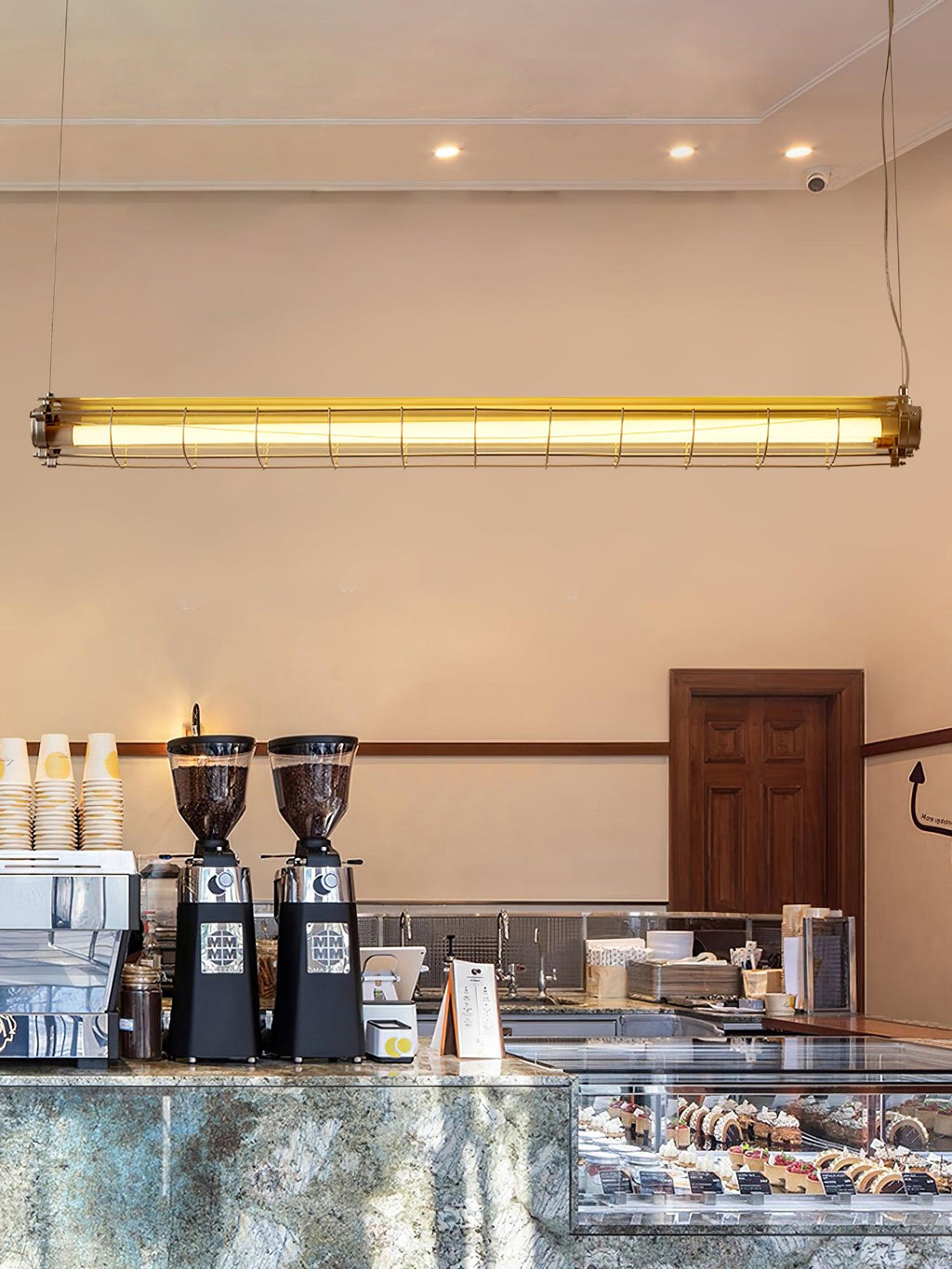 Arsorisra industriële lineaire hanglamp | ventumra