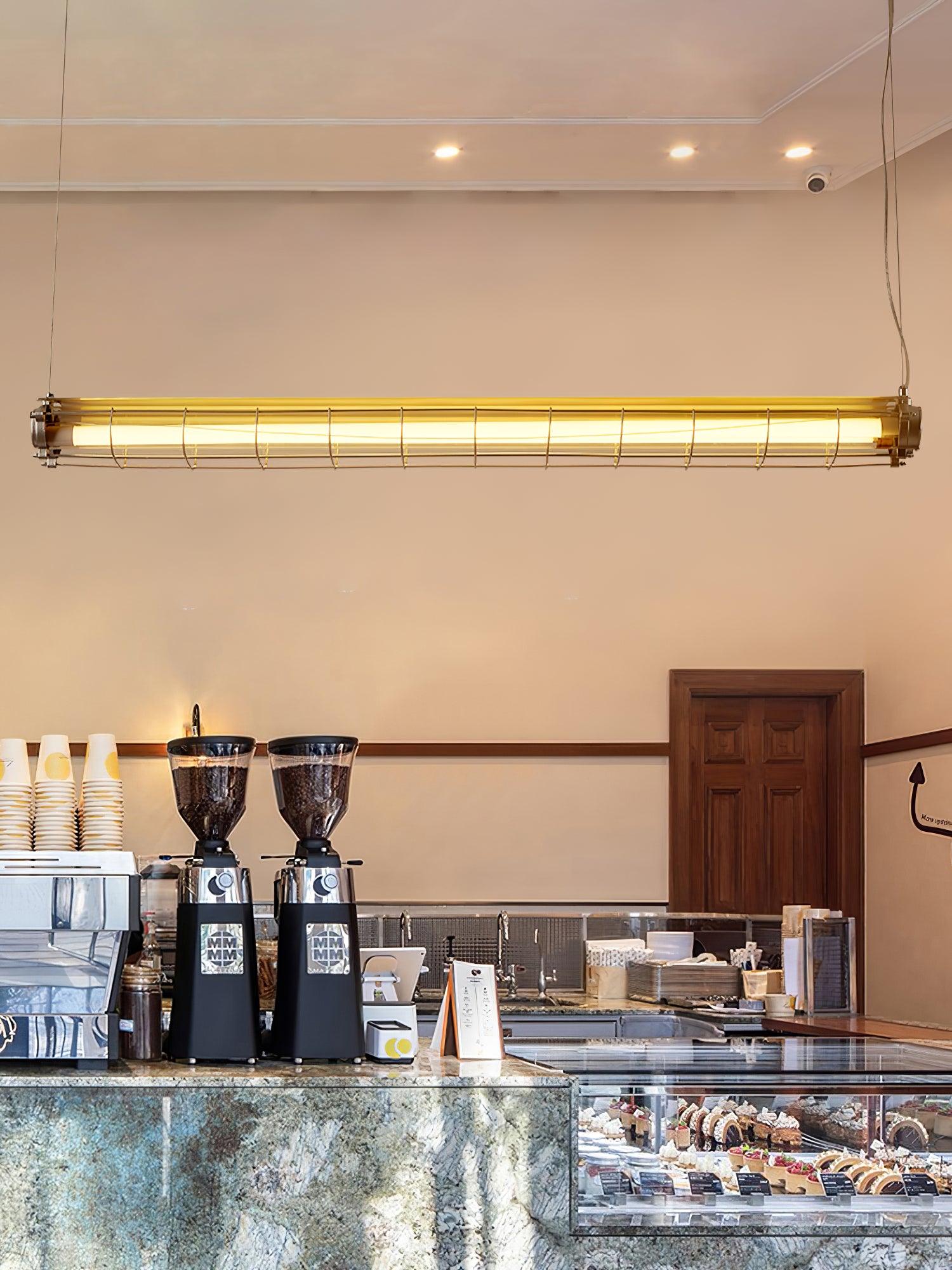 Arsorisra industriële lineaire hanglamp | ventumra