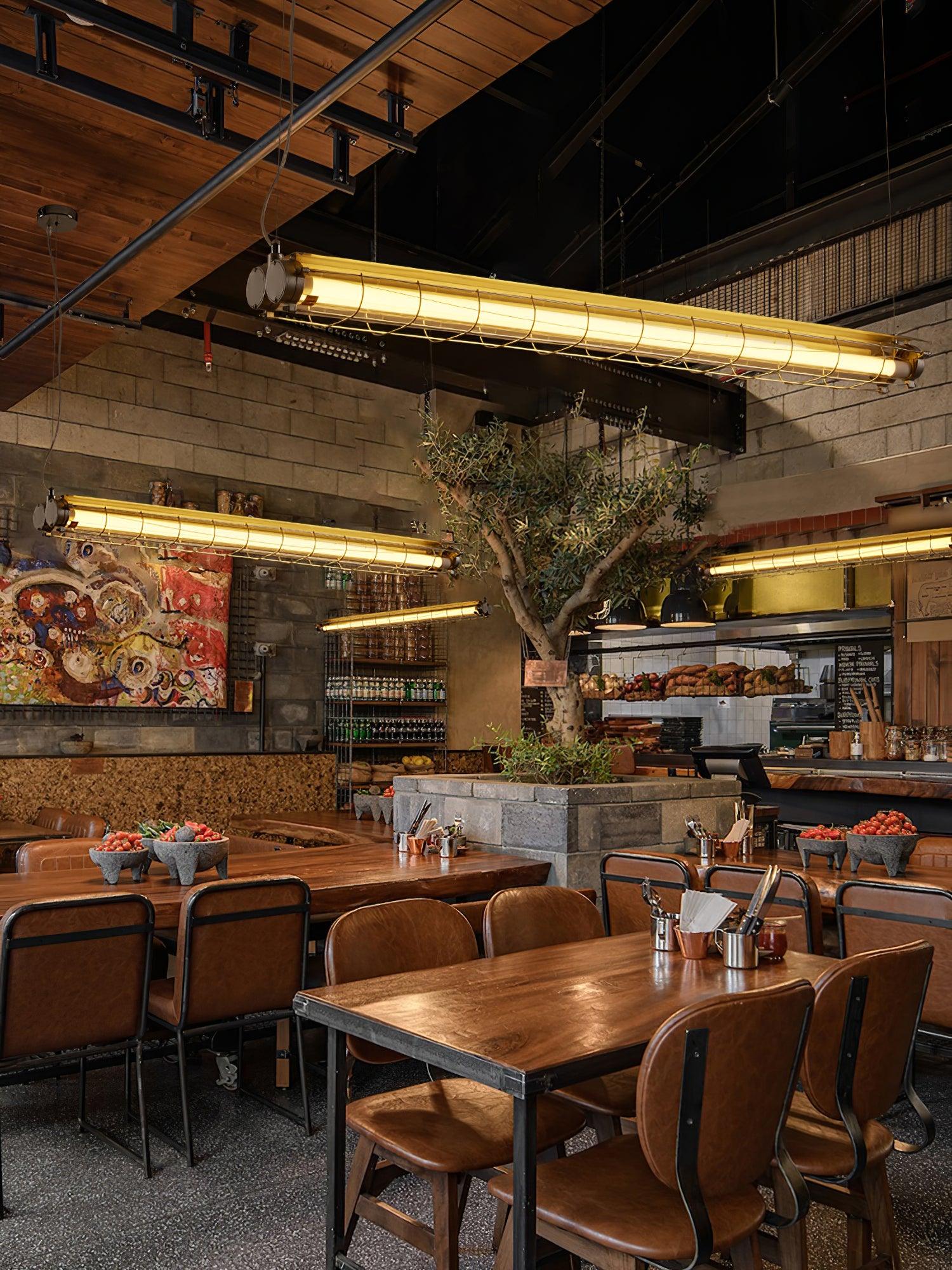 Arsorisra industriële lineaire hanglamp | ventumra