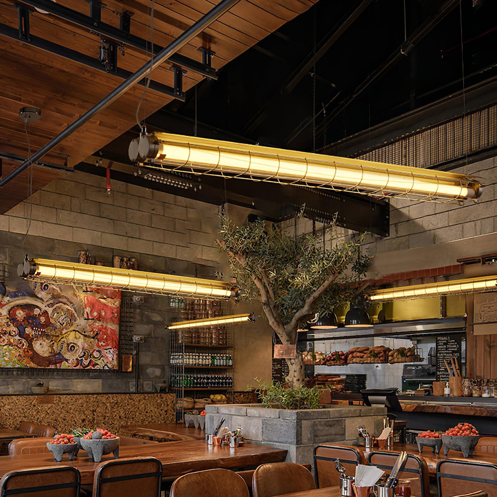 Arsorisra industriële lineaire hanglamp | ventumra