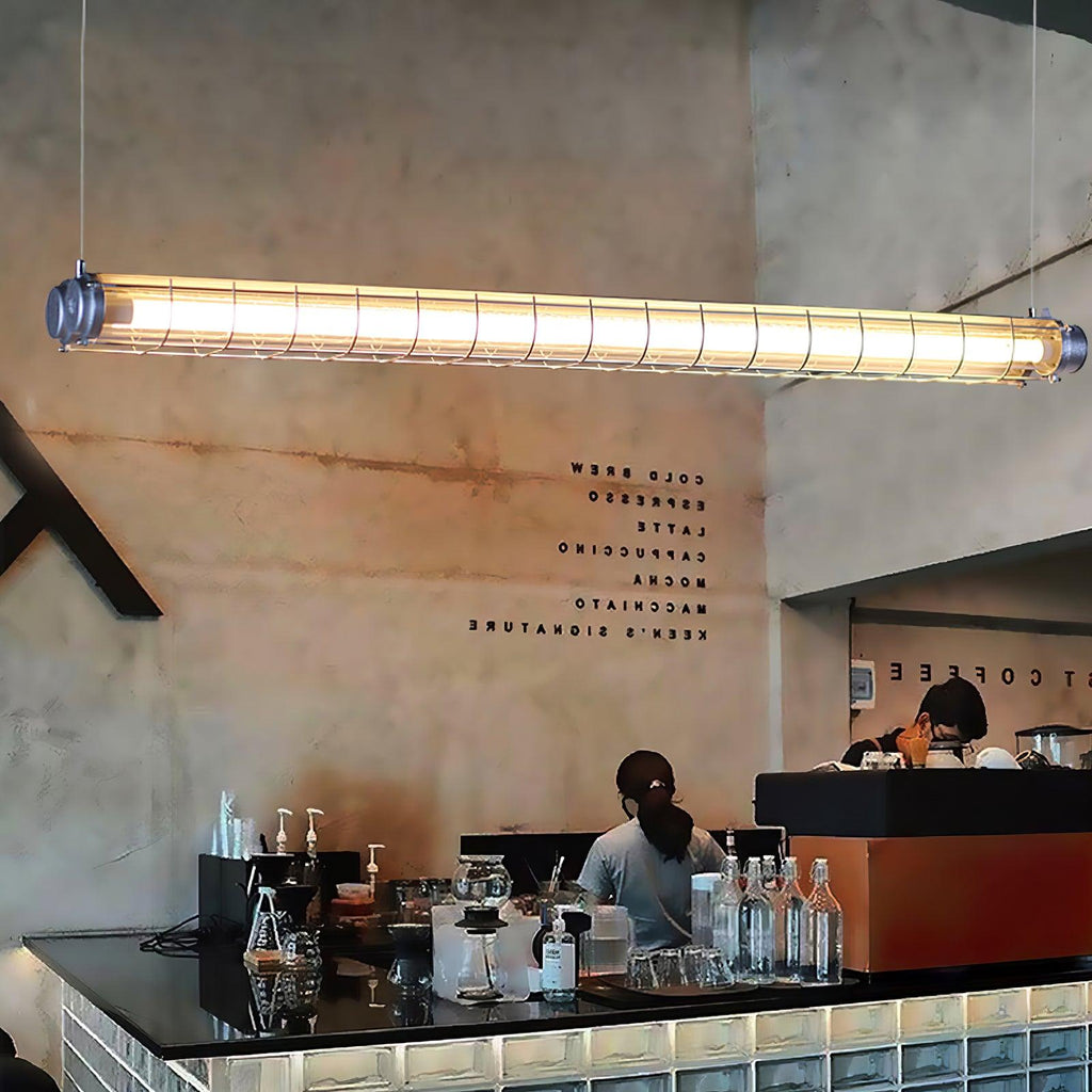 Arsorisra industriële lineaire hanglamp | ventumra