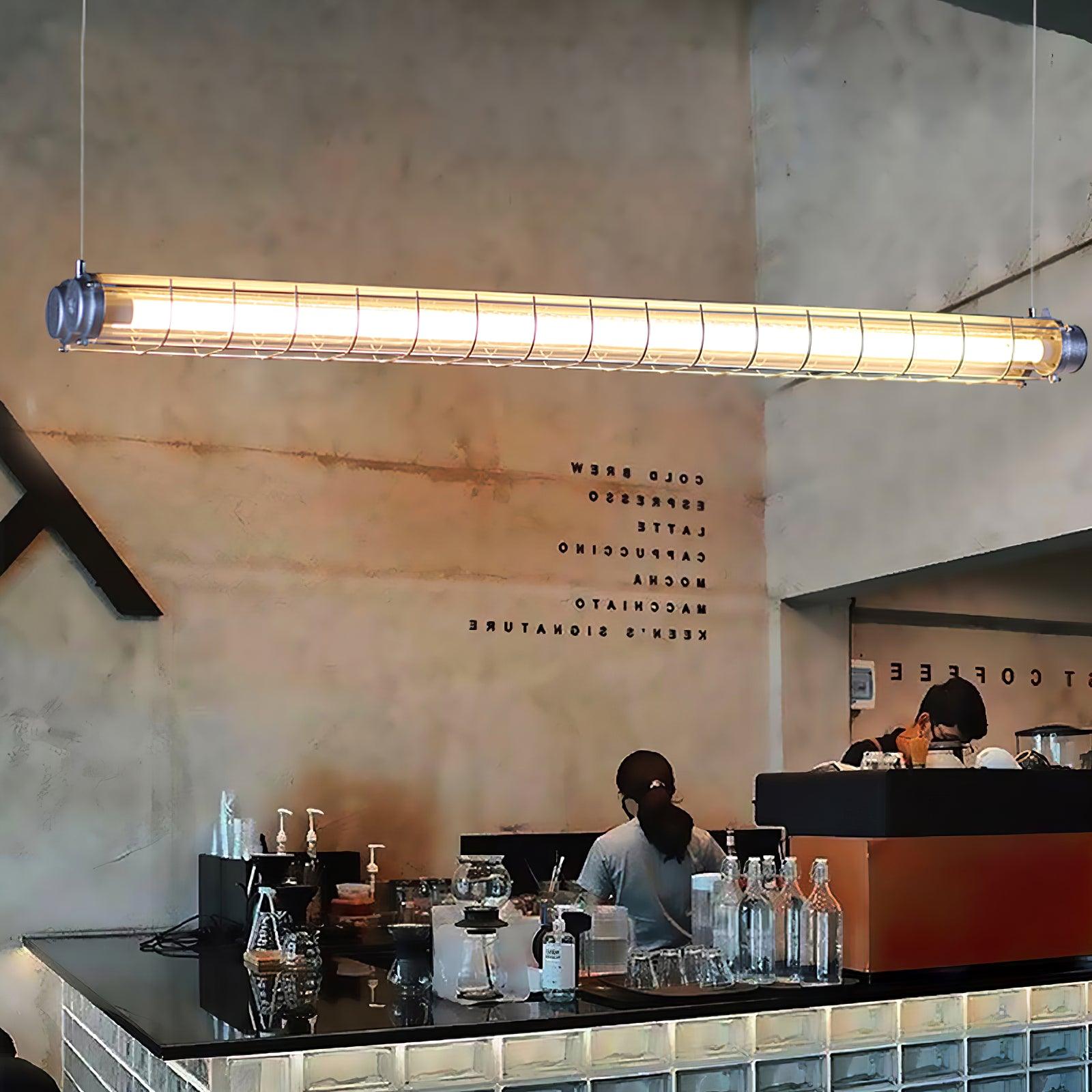 Arsorisra industriële lineaire hanglamp | ventumra