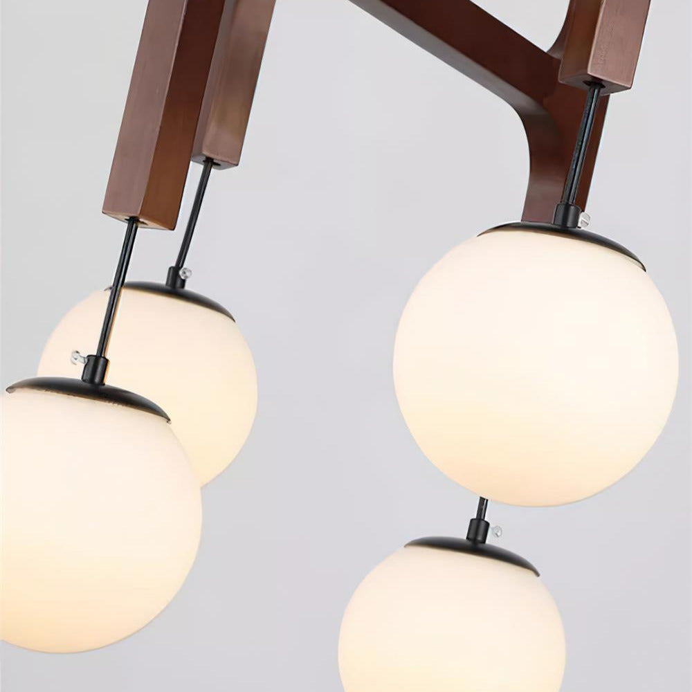 Terra Chandelier Geometric Wood | ventumra