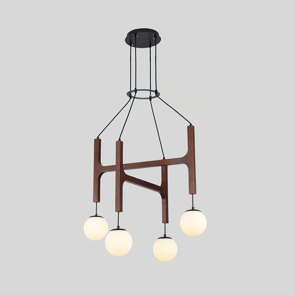 Terra Chandelier Geometric Wood | ventumra