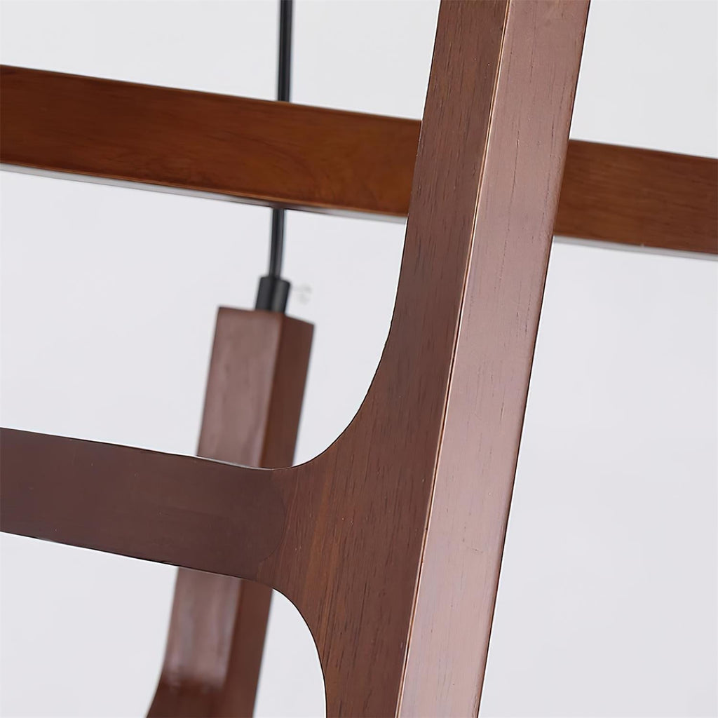 Terra Chandelier Geometric Wood | ventumra