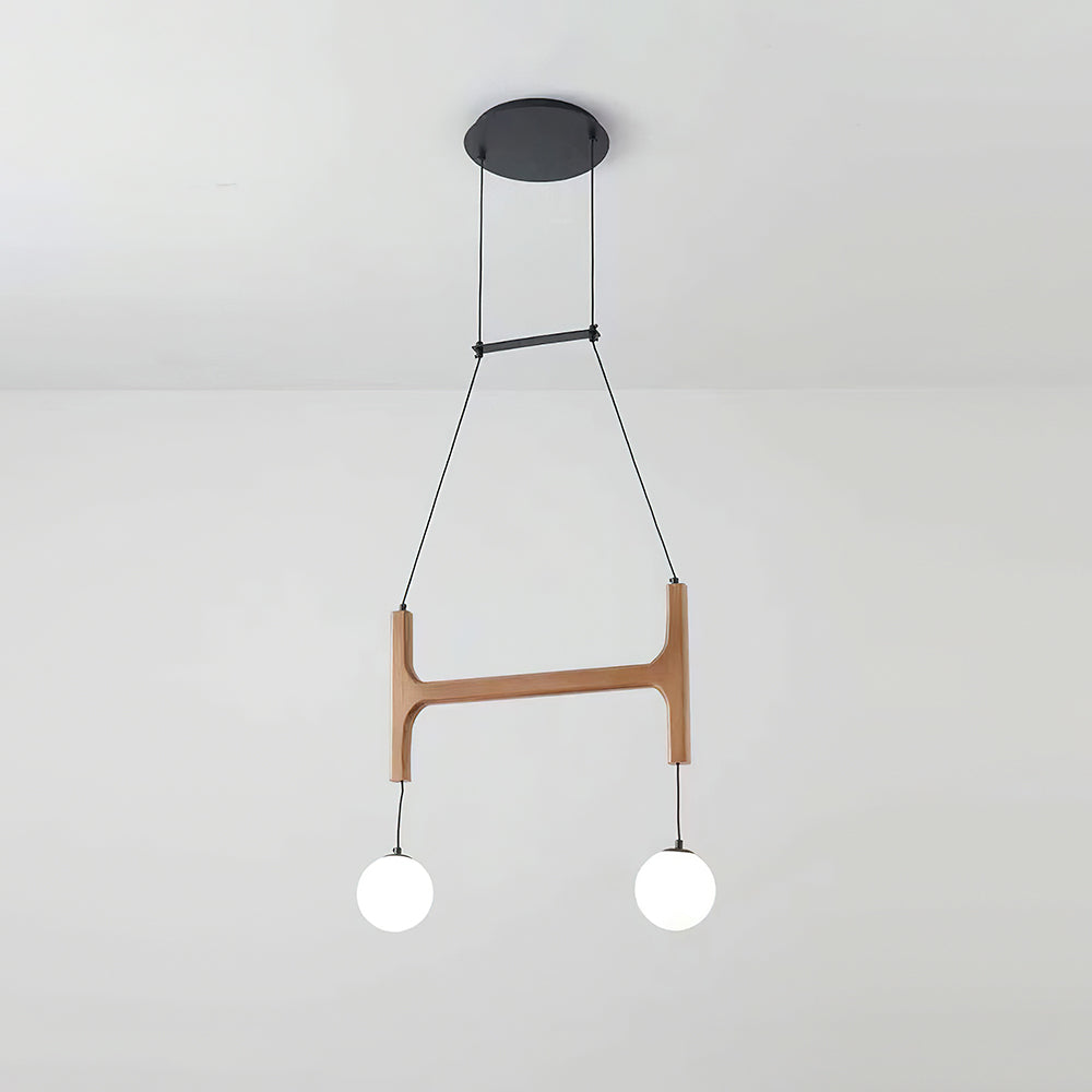 Terra Chandelier Geometric Wood | ventumra