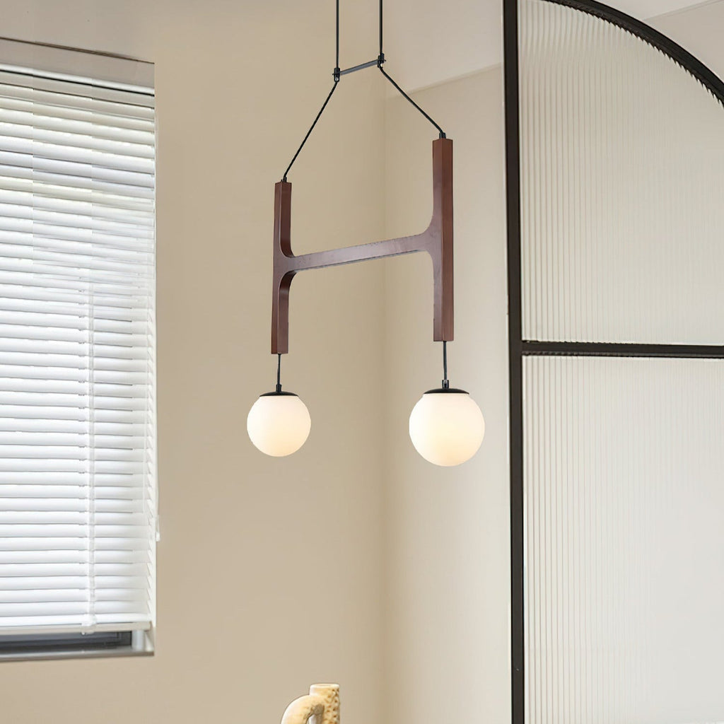 Terra Chandelier Geometric Wood | ventumra