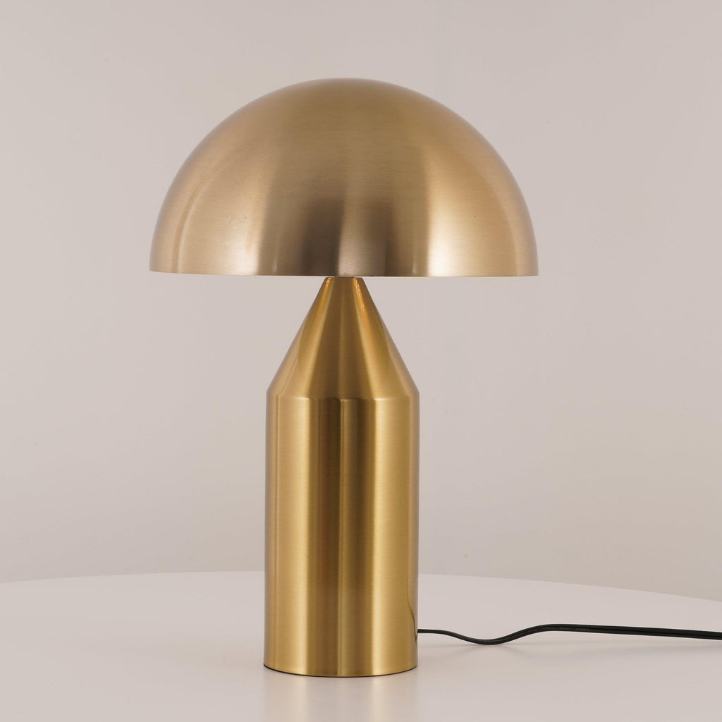 Astraea | Geometric Metal Table Lamp With Cylinder Cone Hemisphere