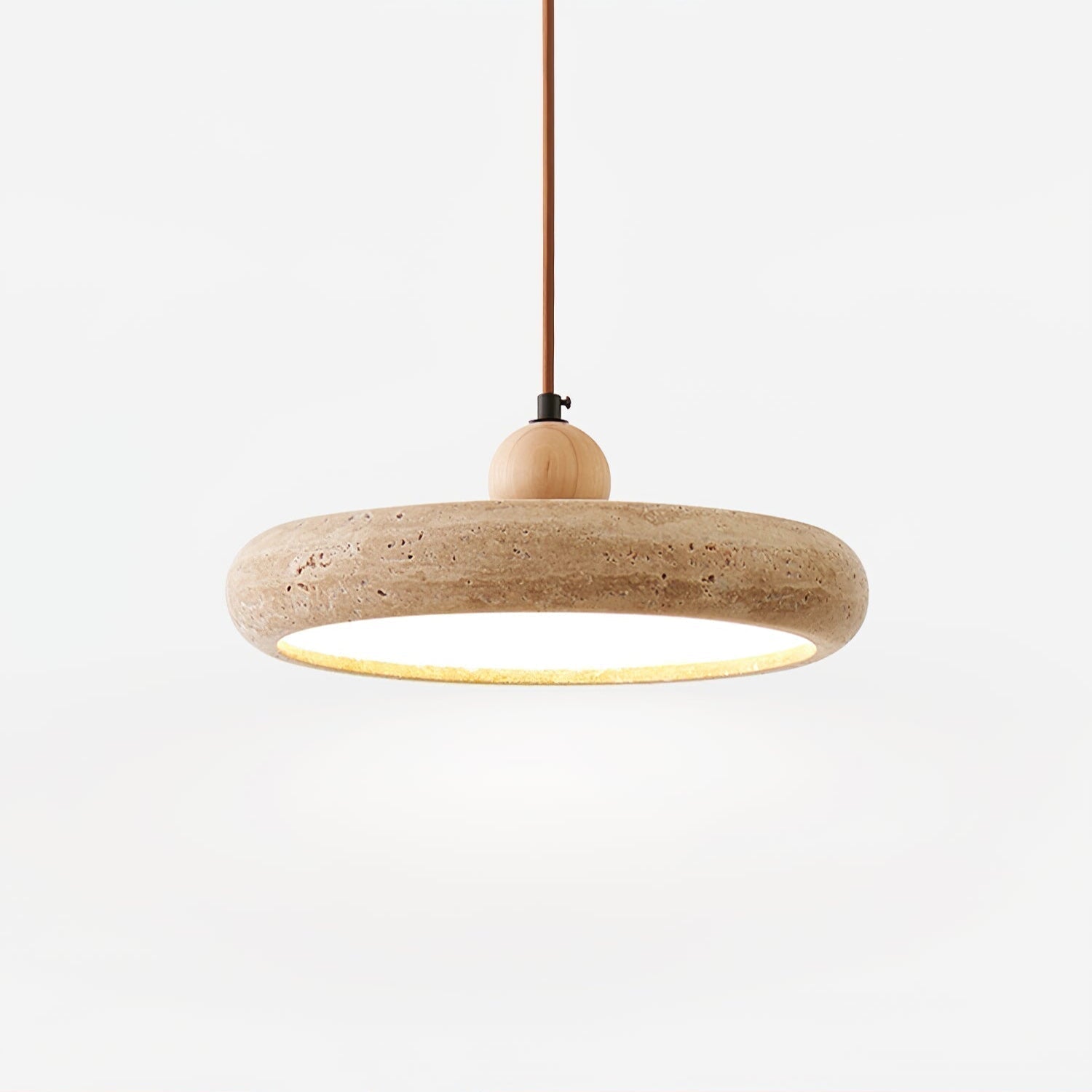 Zesolor Minimalist Travertine Pendant Light | ventumra