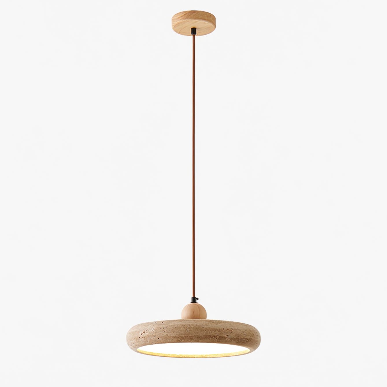 Zesolor Minimalist Travertine Pendant Light | ventumra