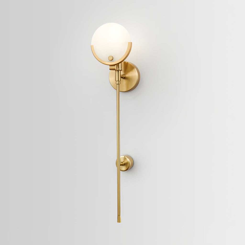 Bravi Brass Sconce Alabaster | ventumra