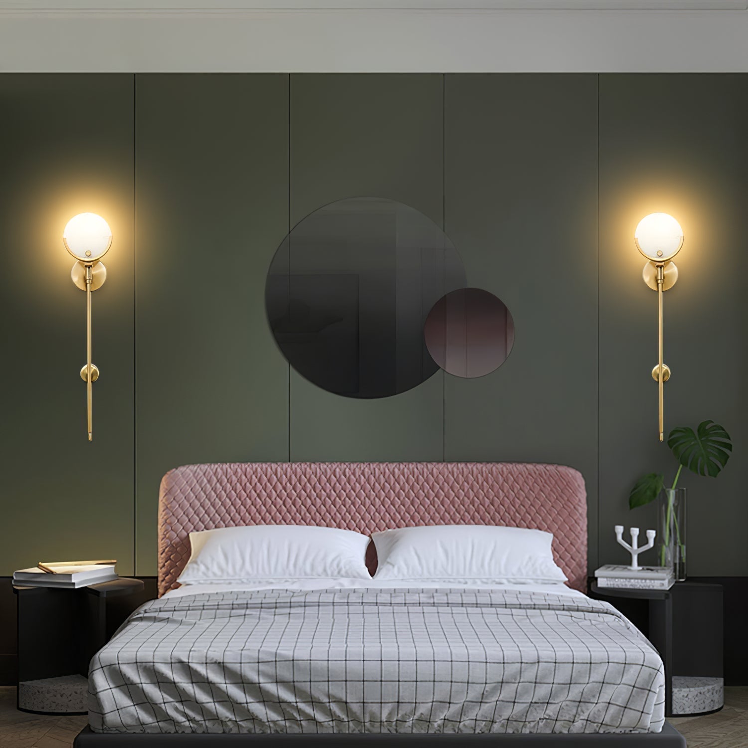 Bravi Brass Sconce Alabaster | ventumra