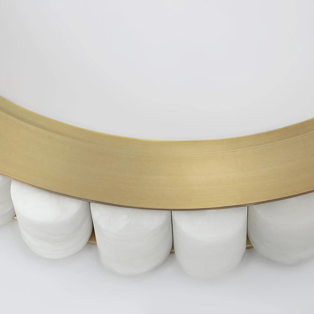 Sifuvyh Postmodern Luxury Stainless Alabaster Chandelier | ventumra