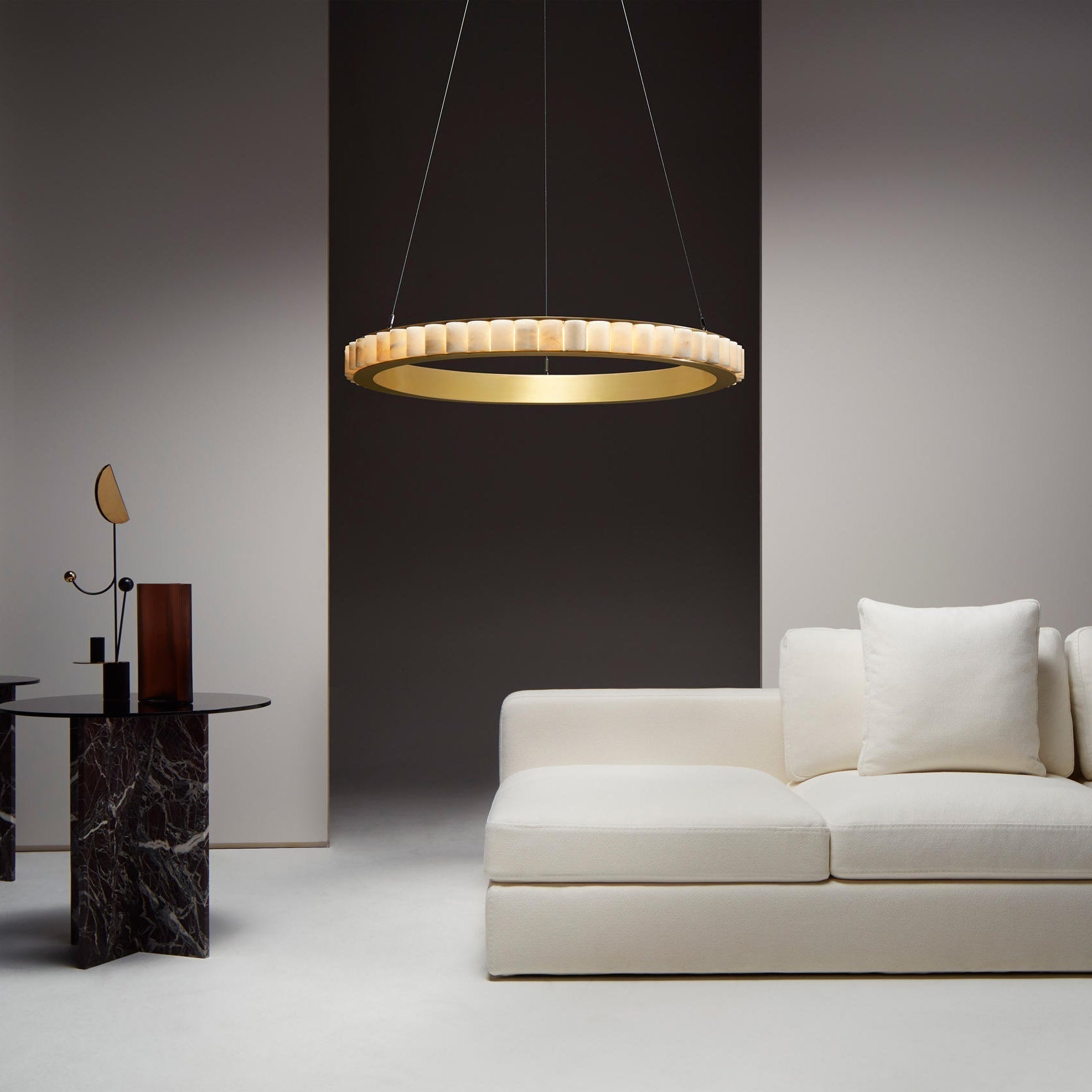 Sifuvyh Postmodern Luxury Stainless Alabaster Chandelier | ventumra