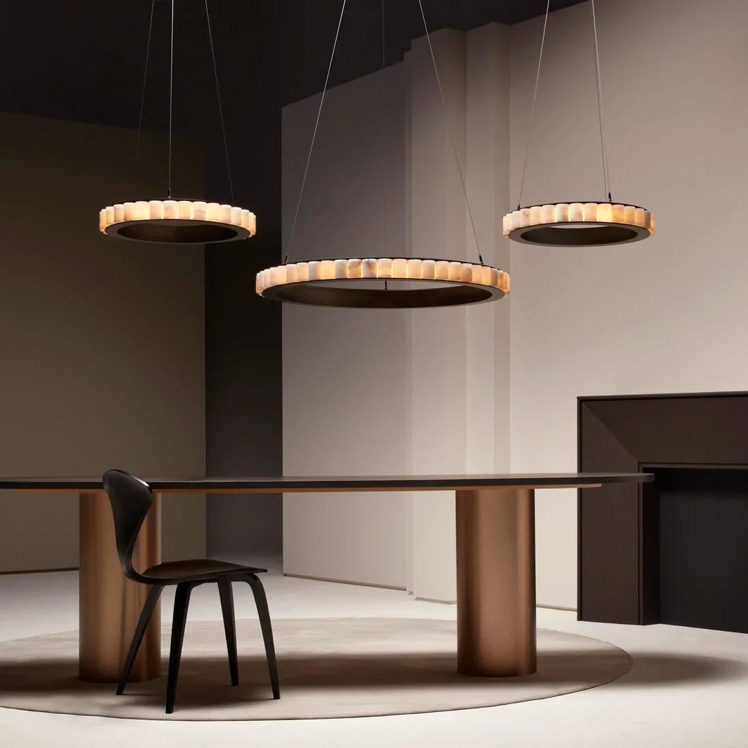 Sifuvyh Postmodern Luxury Stainless Alabaster Chandelier | ventumra