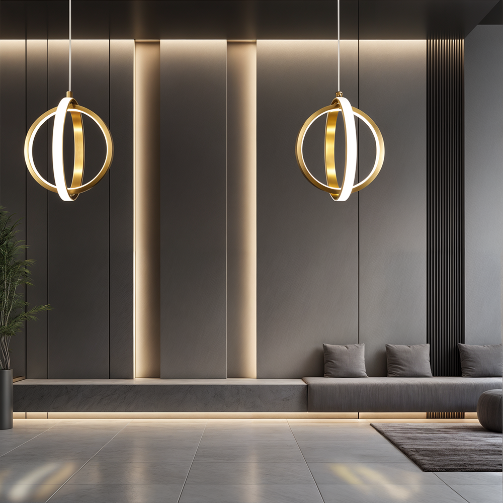 Nyra Mini Iron Pendant Lights | Modern Kitchen Fixtures