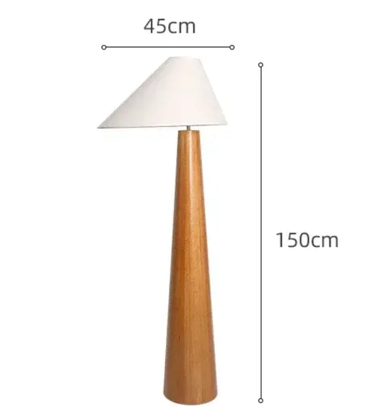 Kitsune Oak Floor Lamp In Timeless Japanese Japandi Style
