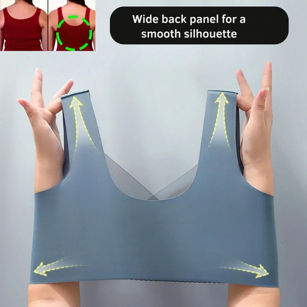 Invisible Comfort Bra — Gentle Support, Natural Push-Up, Wireless