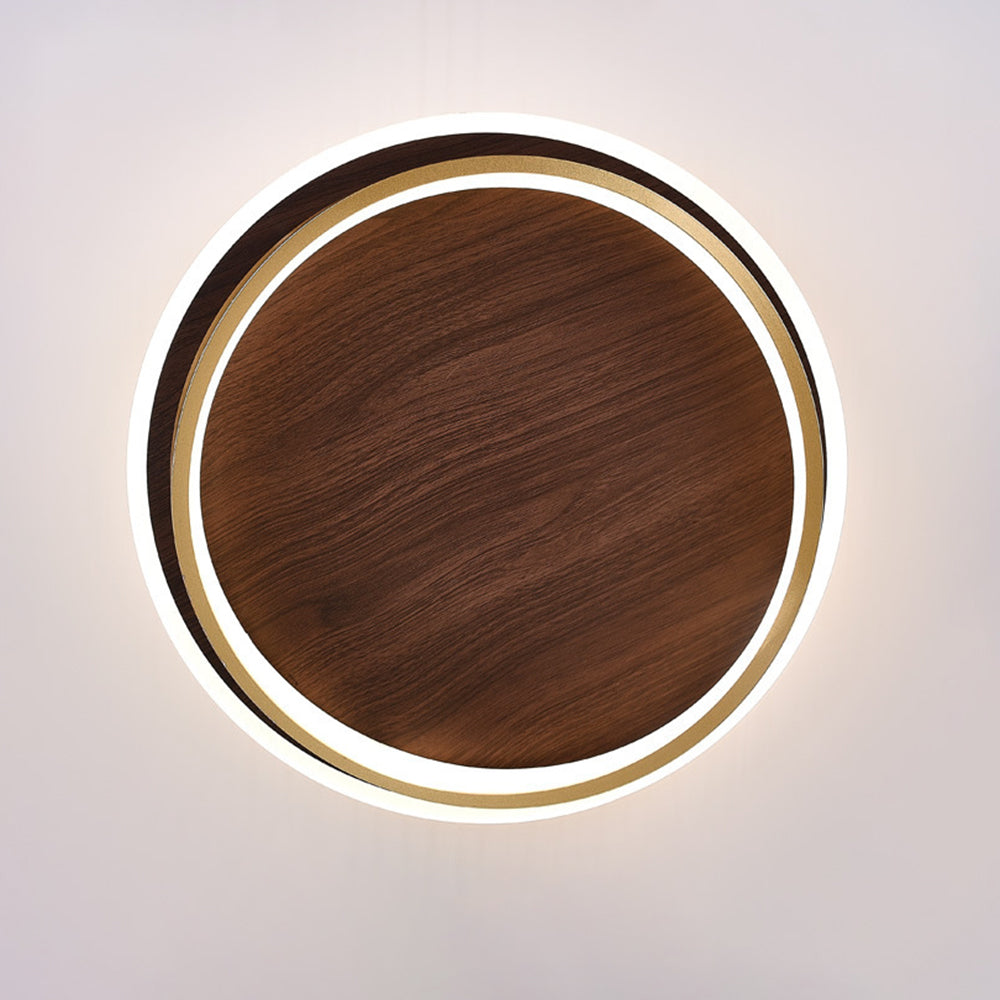 Arisha Modern Rund Dimmable Ceiling Light Gold Metal Bedroom | ventumra