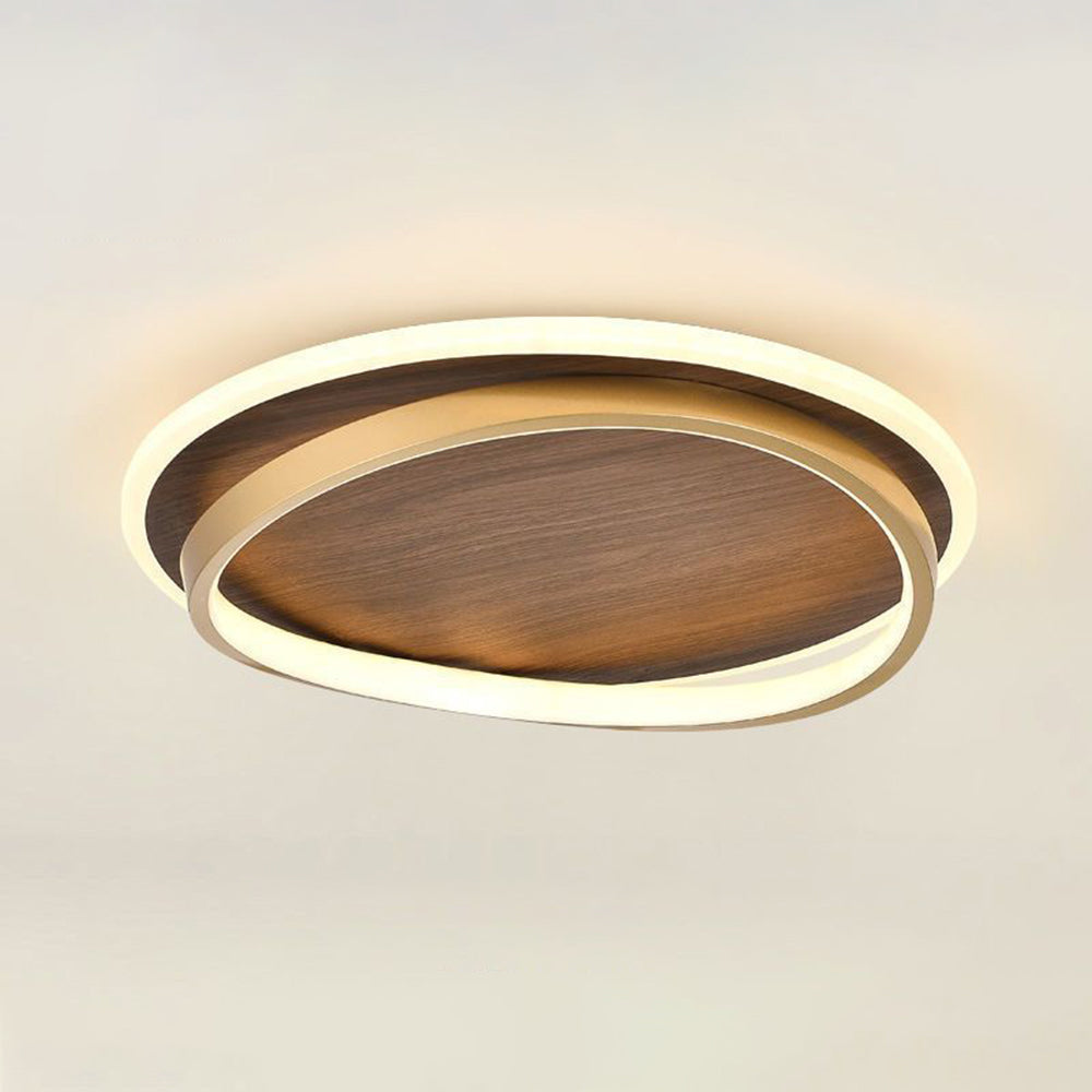 Arisha Modern Rund Dimmable Ceiling Light Gold Metal Bedroom | ventumra
