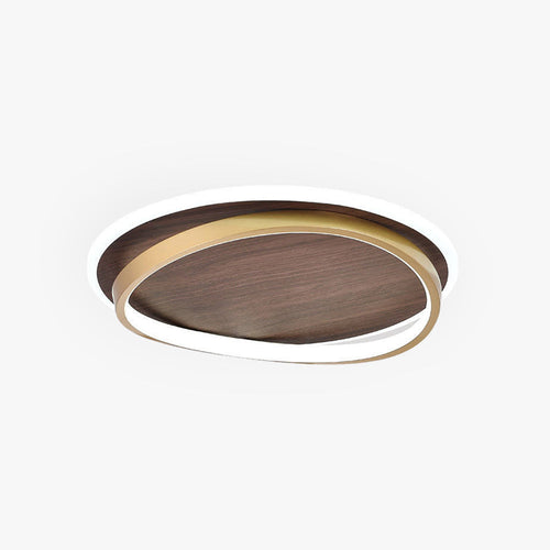 Arisha Modern Rund Dimmable Ceiling Light Gold Metal Acrylic Bedroom - Neutralighting
