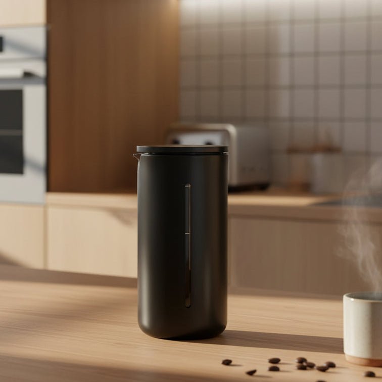 BrewMate 450 ml French Press Coffee Maker — Lightweight, Stainless Steel Filter