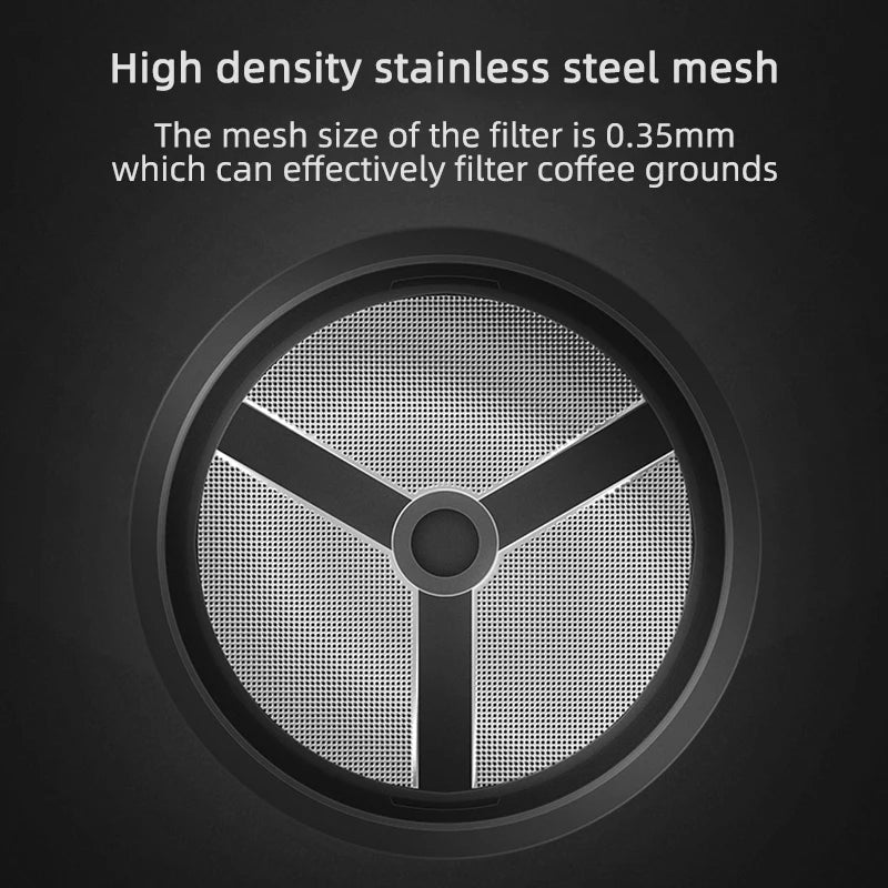 BrewMate 450 ml French Press Coffee Maker — Lightweight, Stainless Steel Filter