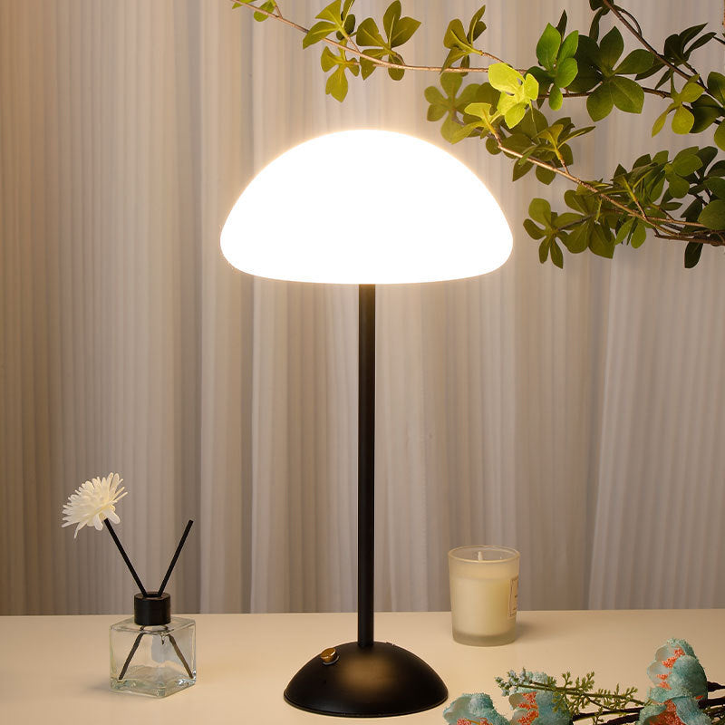 LumaNova USB Night Light Dimmable Mushroom Table Lamp