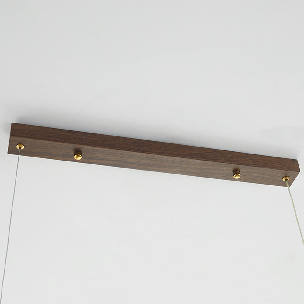 Muto Modern Minimalist Pendant Light, Metal Water Transfer Wood | ventumra