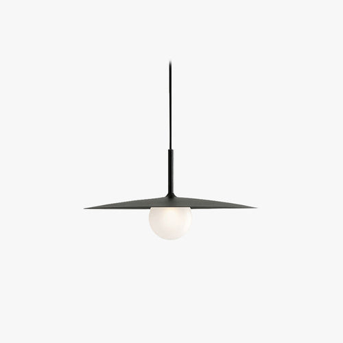 Arisha Modern Dish-shaped Metal Pendant Light, Black/White/Grey - Neutralighting