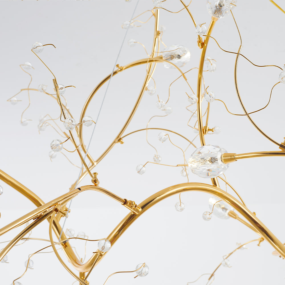 Olivia Romantic Art Deco Branch Pendant Light | ventumra