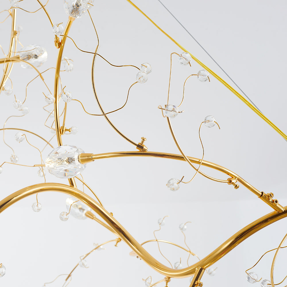 Olivia Romantic Art Deco Branch Pendant Light | ventumra