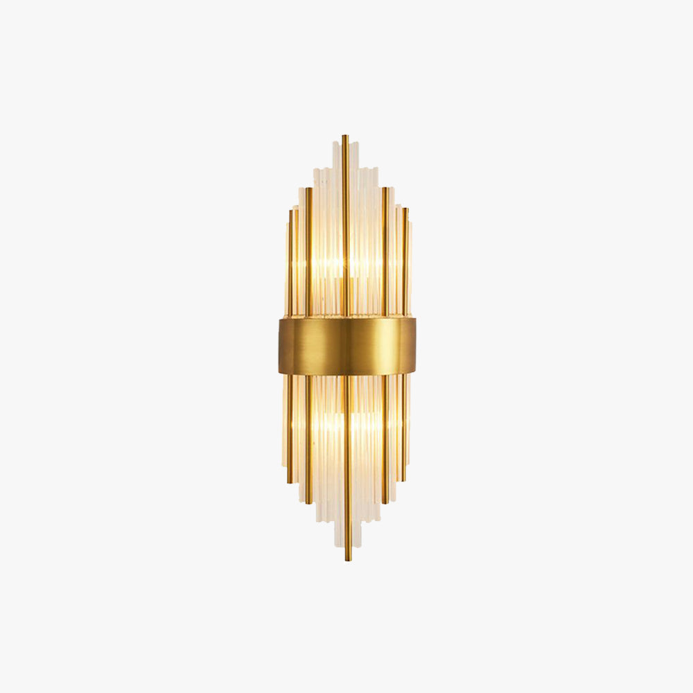Kristy Luxury Gold Crystal Bedroom Bedside Wall Lamp - Neutralighting