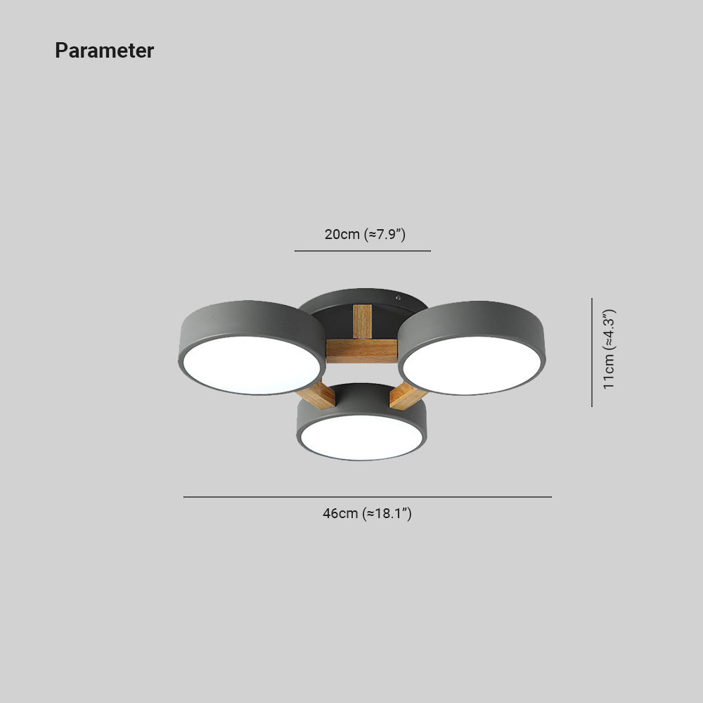 Arisha Nordic Minimalist Flush Mount Ceiling Light | ventumra