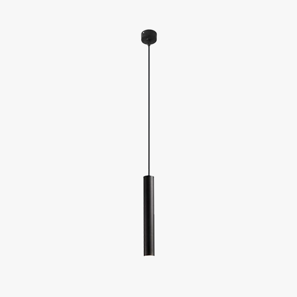 Arisha Minimalist Cylinder Black Pendant Light - Neutralighting