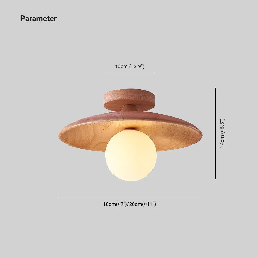 Oaki Flush Mount Ceiling Light | ventumra